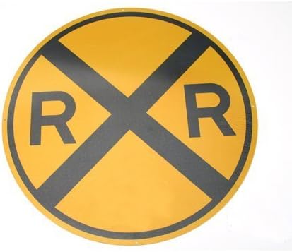 Miniatura 1 de 17 metal Sign troqueladas redondo RR Crossing by Microscale Industries