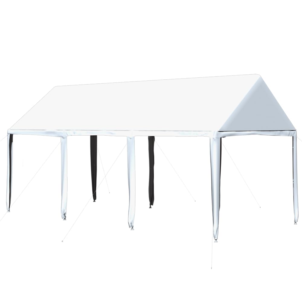 Carpa Plegable 6x3 m Blanca | con Laterales Impermeable