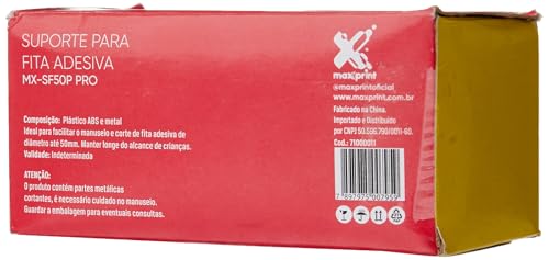 Suporte Para Fita Adesiva, Maxprint, Pequeno, Mx­Sf70G, Preto