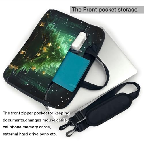 Bolso para laptop unisex negro de 14 pulgadas miniatura 5