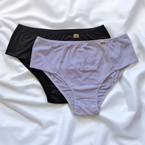 Kit 05 Calçolas Plus Size Conforto Cintura alta lateral dupla redutora calcinha Cós Alto Modelagem g