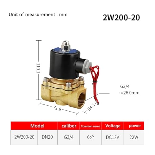 Électrovanne DN20 3/4 pour automatiser l'arrosage du jardin avec un système 9V - 6