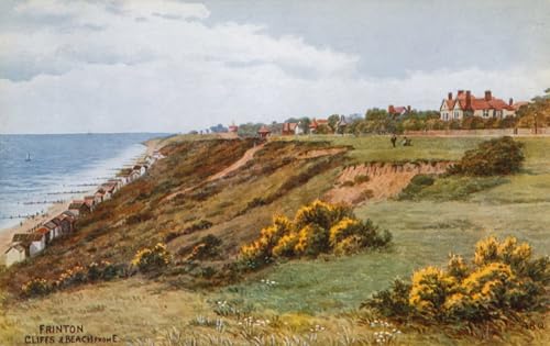 Impression d'art Frinton Cliffs and Beach | Toile décorative haut de gamme Alfred Robert Quinton