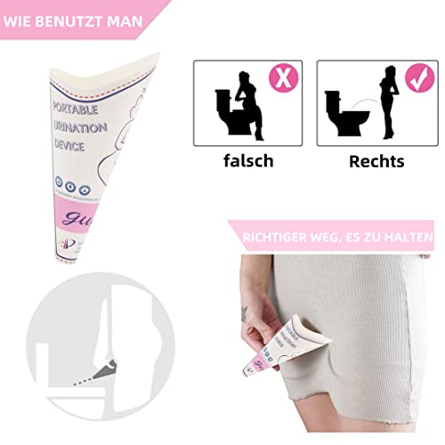 Guofa Orinatoio da donna, portatile, a prova di