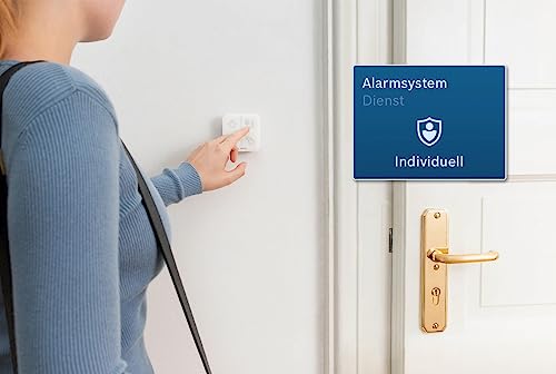 Bosch Smart Home Universalschalter II, zur einfachen Steuerung smarter Geräte, konfigurierbar für 4 belegbare Tasten, Keypad-Funktion für codegeschütztes Aktivieren und Deaktivieren des Alarmsystem