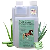 Doc Hoag’s Aloe Vera+Agave Premium Horse Supplement – Made in USA – Original Udder Balm – Natural Gastric Support for Horses & Large Animals – Stress Relief & Ulcer Care, 16 Fl Oz.