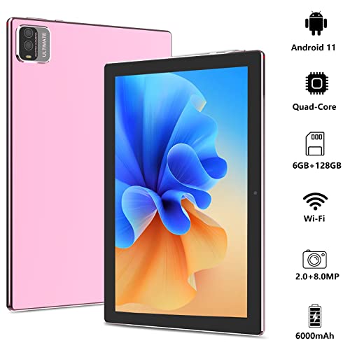 2 in 1 Tablet with Keyboard, 10 inch Android 11 Tablet, 6GB RAM+128GB ROM+1TB Expandable Tablet, 1.8GHz Quad-core Processor, 5G WiFi 6 BT 5.0 Tablets with Mouse| Case| Stylus, 1280*800 IPS Touchscreen - Thumbnail 2