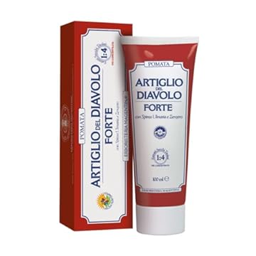 Erboristeria Magentina Artiglio del Diavolo Forte Pomata 100 ml - Per i Fastidi Legati all'Apparato Osteo-Articolare. Adatta all’Applicazione su Zone Estese del Corpo