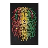 パズル ライオンインディアンブレード ジグソーパズル 木製 1000ピース キャラクター パズル かわいい 人気 誕生日 プレゼント 75×50cm