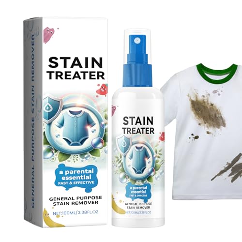 Spray Quitamanchas, Quitamanchas Spray Ropa De Bebé 100 Ml, Eliminador De Manchas Para Tejidos, Detergente 100ml Para Cuidado De Bebés Tamaño De Viaje Para Algodón, Lino Y Prendas Interiores
