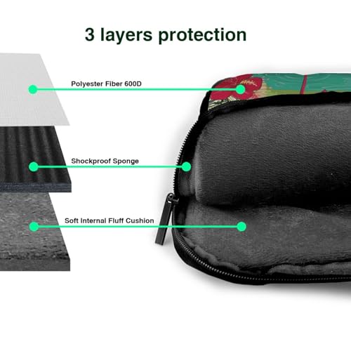 Bolso para portátil 15.6" impermeable con diseño flamencos miniatura 5