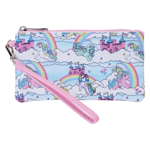 Loungefly Hasbro My Little Pony Sky Scene AOP Nylon Wristlet Wallet