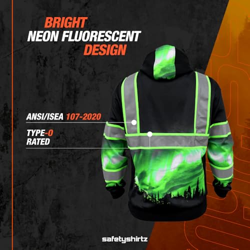 Image of SafetyShirtz SS360 ANSI Class 3 Type R Graphic Hoodie