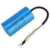 Vikye CD60 Run Capacitor 250V AC 600uF 50/60Hz with Wire Run Round Capacitorfor Motor Air Compressor, Suitable for The Start-up of Single-Phase Motors with Frequency of 50Hz and 60Hz