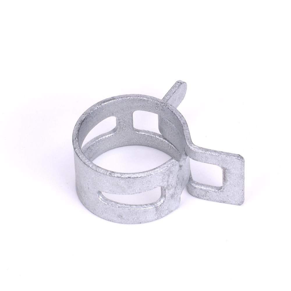 Morsetto a molla rivestito in acciaio al manganese da 65 MN, diametro interno 5 mm-22 mm, morsetto per tubi in acciaio elastico ad alta resistenza, 22 mm, 50 pezzi