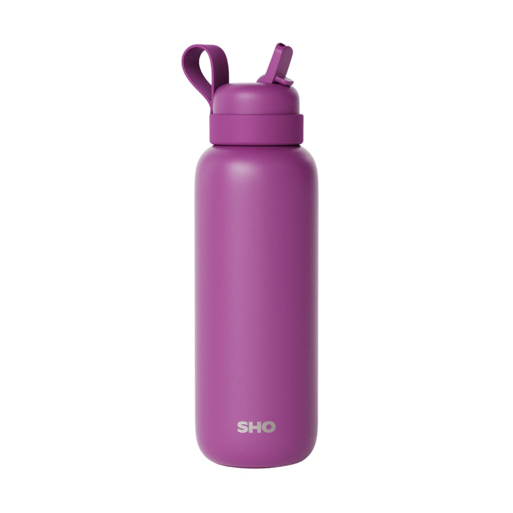 SHO Newt Insulated Stainless Steel Water Bottle (Thistle, 500ml)