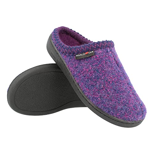 Image of HAFLINGER Unisex AT Nordkap Wool Hard Sole Slippers