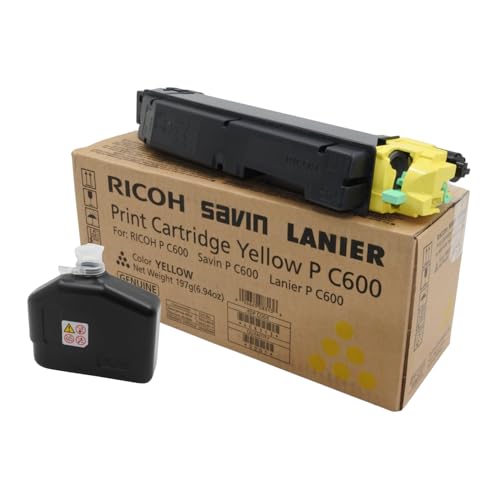 Ricoh 408313 Cartouche d'Impression Jaune aux Couleurs Éclatantes