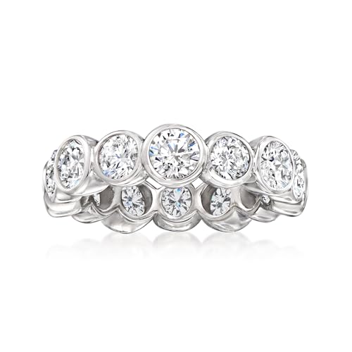 Ross-Simons 4.00 ct. t.w. CZ Eternity Band in Sterling Silver