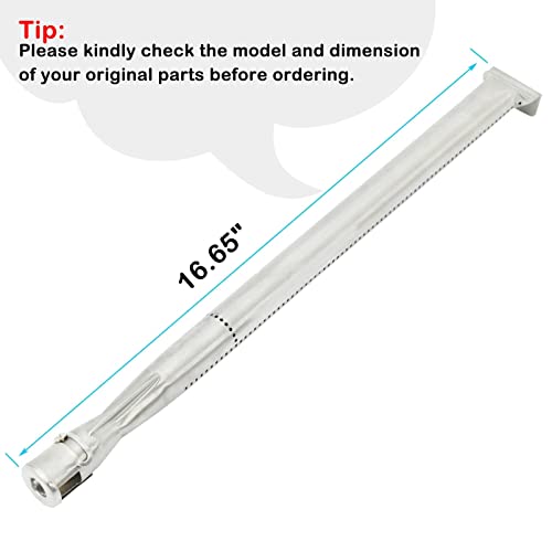 Suona Grill Burner Tubes Replacement Parts For Blackstone 36 Inch 4-Burner Griddle 1554 1560 1825 Flat Top Gas Grill Outdoor Cooking Station,4Pcs Stainless Steel Tube Burner #TOP1