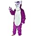 K99 Costume di Halloween Dress up - Simulation Grey Wolf Peluche Suit - Costume per Adulti Tuta Tuta per Halloween Dress Up Roleplay Party,Viola,Large Size