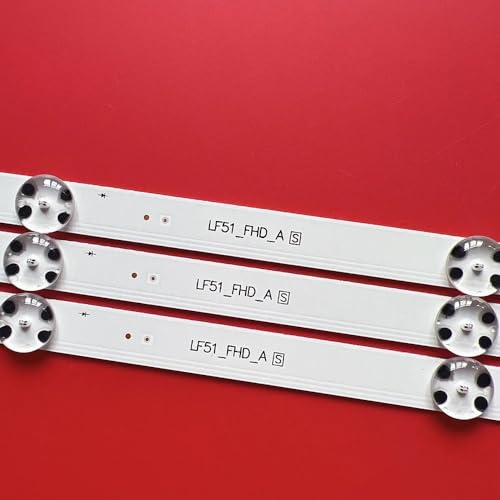 Tiras de retroiluminación LED de repuesto para reparar televisores de 43 pulgadas 3