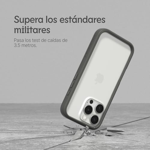 Funda Bumper iPhone 16 Pro RhinoShield CrashGuard en Color Negro 2