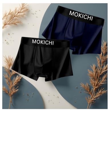 Image of Men's Ice Silk Boxer Briefs Pack of 2 | Ultra Soft Breathable Stretch Trunks | Moisture-Wicking Quick Dry Innerwear