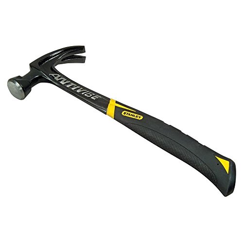 Stanley Fmht1-51275 Marteau Arrache-Clous Gamme FatMax – Tête Compacte Plus Légère Et Efficace – Tête Avec Zone De Frappe – Moins De Vibration – Grip Anti-Dérapant – Corps En Acier Forgé