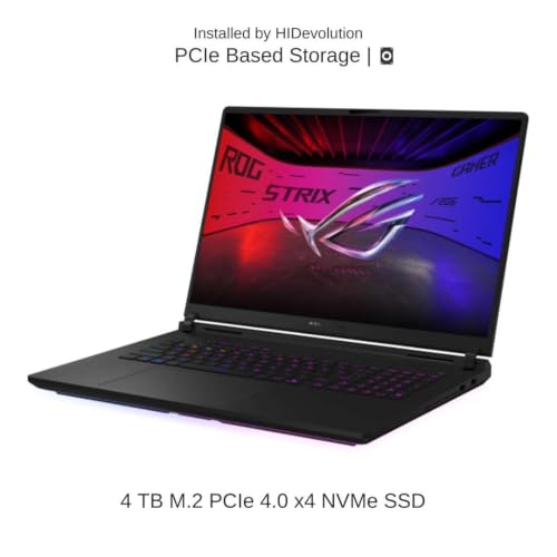 Image of HIDevolution [2026] ASUS ROG Strix Scar 18 G835LWG 18 inch 4K 240Hz Mini LED, 2.7 GHz Ultra 9-290HX Plus, RTX 5080, 32 GB DDR5 RAM, 4 TB PCIe SSD, Windows 11 Home