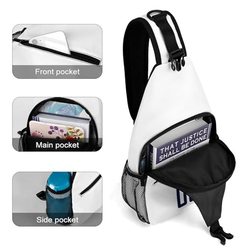 Custom England Sling Bag,Soccer Chest Bag,Personalized Any Name Number Crossbody Backpack,Cycling Travel Daypack For Men Women4