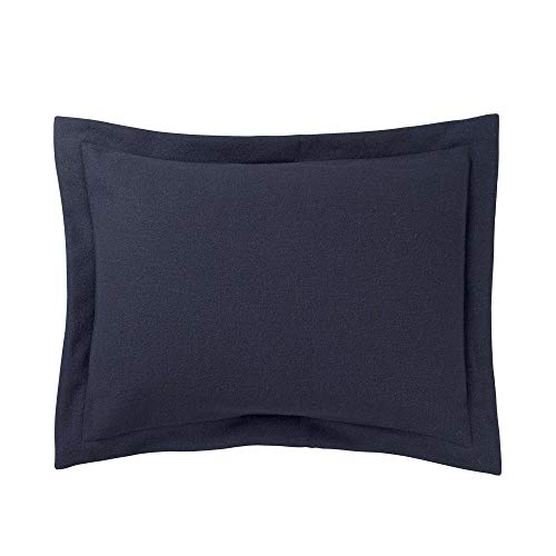 Review Pendleton, Eco-Wise Washable Wool Sham Pillow Cover, Navy Heather