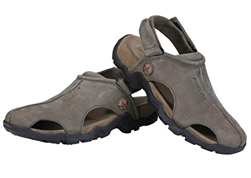 Image of Woodland Men's Olive Sandals -6 UK /India (40 EU)(OGD 0350107)