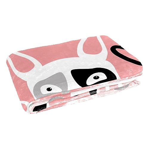 Couverture chaude Bull Terrier plaid lit canapé camping plage - 3