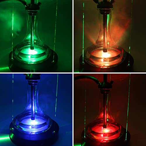 Led Laser Lamp Base 10 Inch For Hookah Shisha Martini Glass Vase Flask Crystal 16 Colors #TOP5