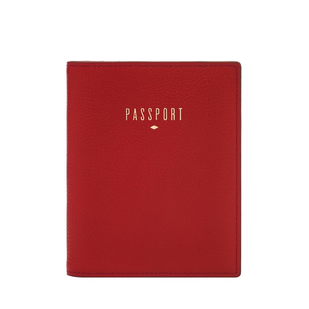 Fossil Funda para Pasaporte de Piel o poliéster para Mujer