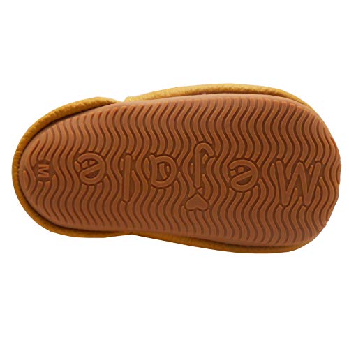 Mejale Baby Leather Soft Rubber Sole Shoes Infant Toddler Crawling Moccasins Boy Girl Walking Anti-Slip Slippers thumb #2