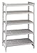 Cambro Cpu243072V5480 Camshelving Premium Starter 5V 24X30X72 Speckled Gray 1 Each