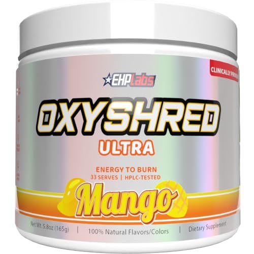 Image of EHP Labs OxyShred Pre Workout Powder - Mango, 33 Servings