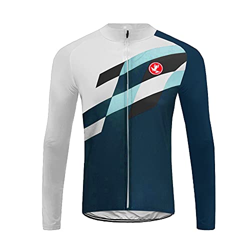 Amazon.co.uk Uglyfrog Men's Cycling Bike Jersey Long Sleeve with 3 Rear Pockets,Cycling Biking Shirt Full Zipper Breathable Quick Dry #ad