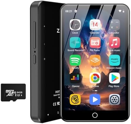 MP3 Player Mit Spotify & Bluetooth - 80GB, 4 Zoll Touchscreen Android