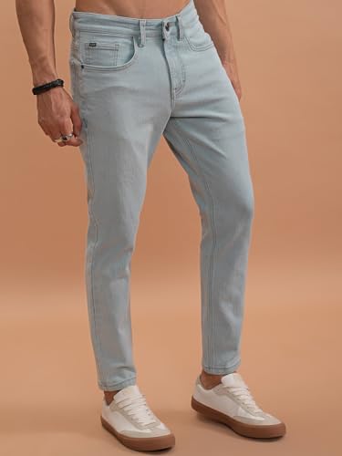 Image of Highlander Men's Slim Fit Jeans | Stylish Casual Wear for Everyday Comfort | Jeans for man