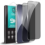 ZUSLAB Privacy Screen Protector Compatible with Apple iPhone 14 Pro Max 6.7'' 2022, 【2 Pack】 Anti