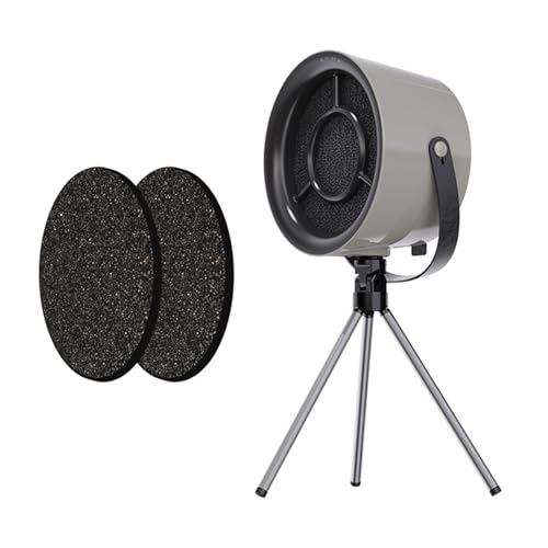 YYGJYGOO Desktop Cooker Hood, Mini Portable Extractor Hood with Strong Suction, Cooker Hoods, Small Tabletop Range Hood, For Indoor Dinner Party(Color:Gray)