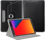EKAM Universal Stand Folio Case Cover for All 8" - Tablets kid's case for TECLAST P80T/P80, Blackview 8 Inch Tablet Tab 5, HiGrace Kids Tablet 8 inch, HAOQIN Tab 8 Case Cover (Black)