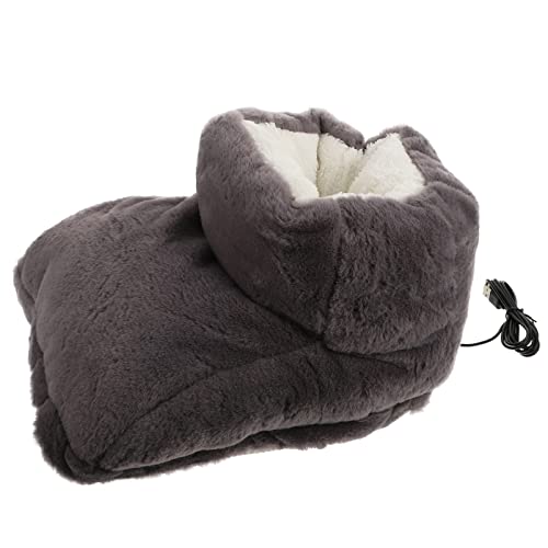 Abaodam Indoor Heating Shoes Supple Foot Warmer Electric Foot Heater Home Warm Shoes