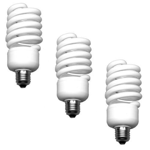Spiral-Tageslichtlampe (50 Watt) 3er Set