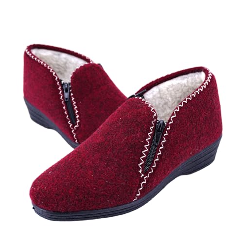 JOMIX Pantofole Donna Invernali Antomiche Ciabatte Calde da Casa Ortopediche
