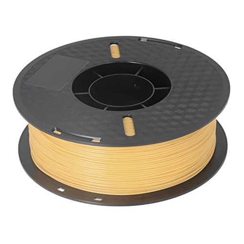 PLA 1.75mm Filament High Precision 3D Printer Consumables 1kg Smokeless (Gold)