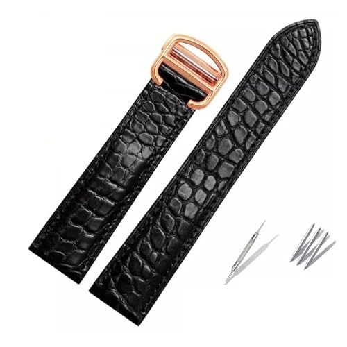 [[ł] JeBG \ h U[ ubN uE EHb`oh jp 16 18 20 22 24mm Ή NR_CU[Xgbv(Black-Rose gold,16mm)